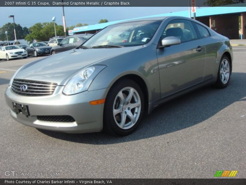 Diamond Graphite Metallic / Graphite Black 2007 Infiniti G 35 Coupe