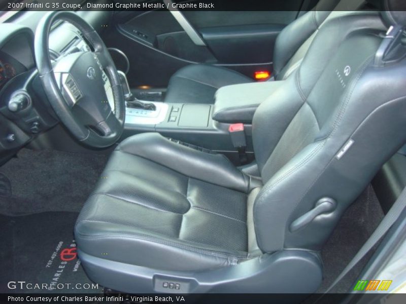 Diamond Graphite Metallic / Graphite Black 2007 Infiniti G 35 Coupe