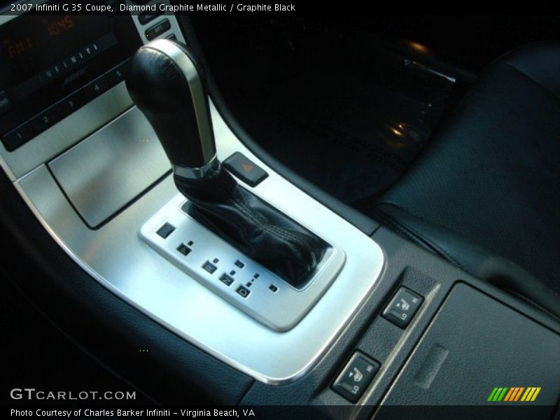 Diamond Graphite Metallic / Graphite Black 2007 Infiniti G 35 Coupe