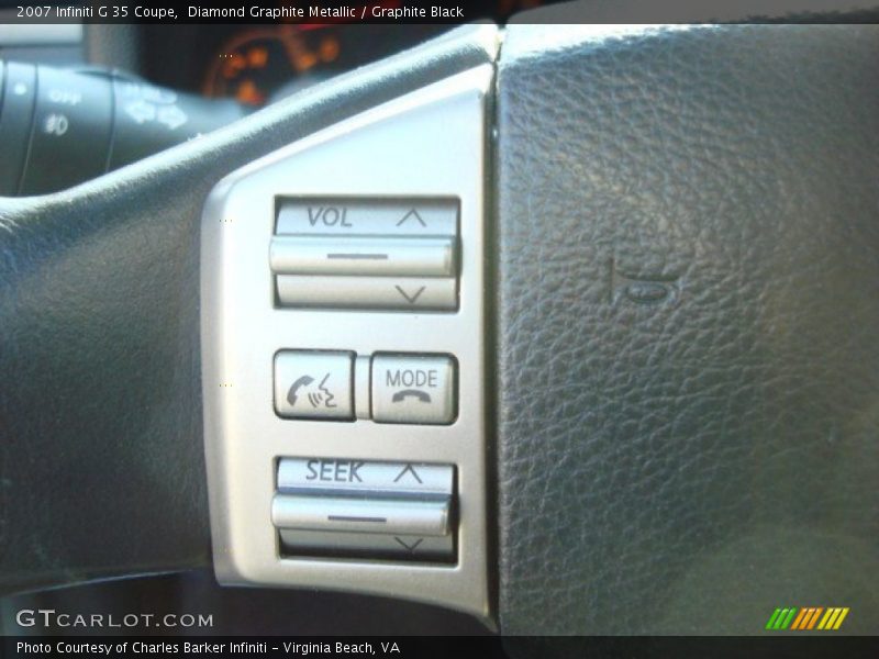 Diamond Graphite Metallic / Graphite Black 2007 Infiniti G 35 Coupe