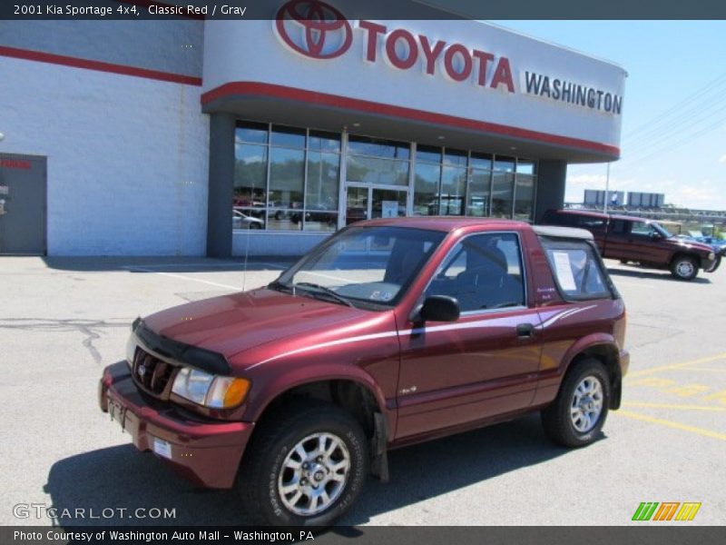 Classic Red / Gray 2001 Kia Sportage 4x4