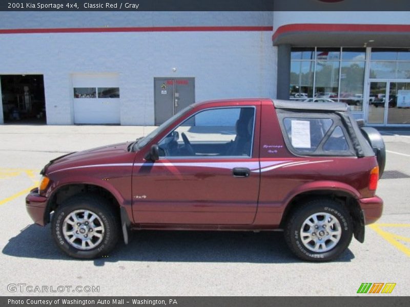  2001 Sportage 4x4 Classic Red