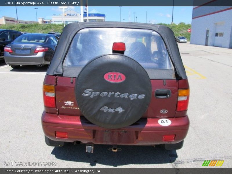 Classic Red / Gray 2001 Kia Sportage 4x4