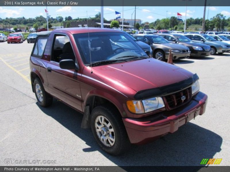 Classic Red / Gray 2001 Kia Sportage 4x4