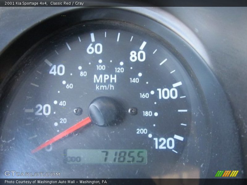 Classic Red / Gray 2001 Kia Sportage 4x4