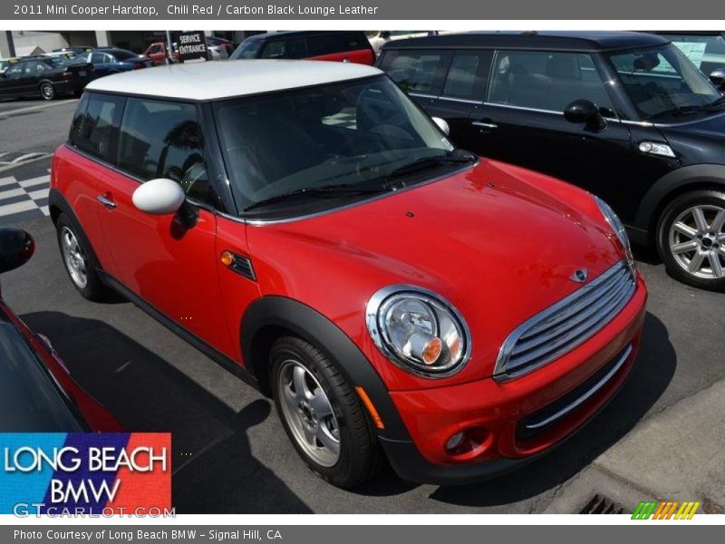 Chili Red / Carbon Black Lounge Leather 2011 Mini Cooper Hardtop