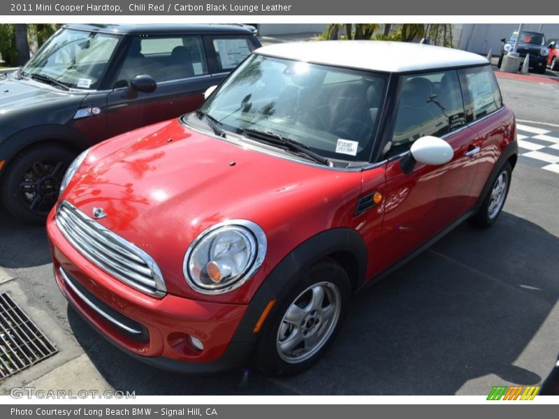 Chili Red / Carbon Black Lounge Leather 2011 Mini Cooper Hardtop