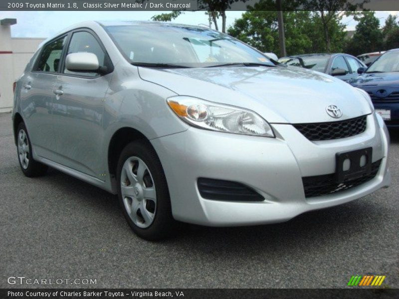 Classic Silver Metallic / Dark Charcoal 2009 Toyota Matrix 1.8