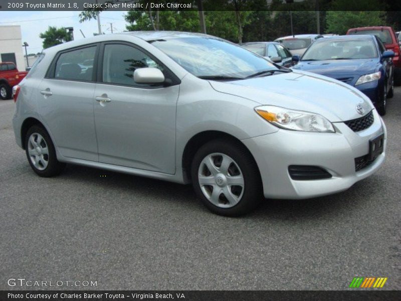 Classic Silver Metallic / Dark Charcoal 2009 Toyota Matrix 1.8