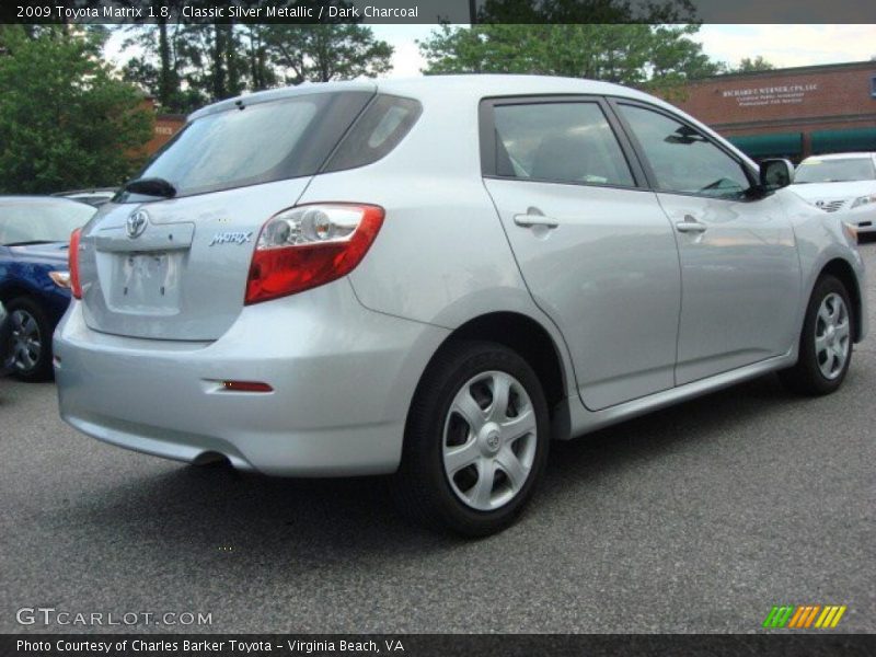 Classic Silver Metallic / Dark Charcoal 2009 Toyota Matrix 1.8