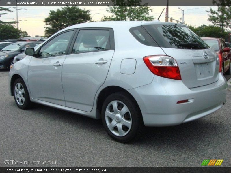 Classic Silver Metallic / Dark Charcoal 2009 Toyota Matrix 1.8