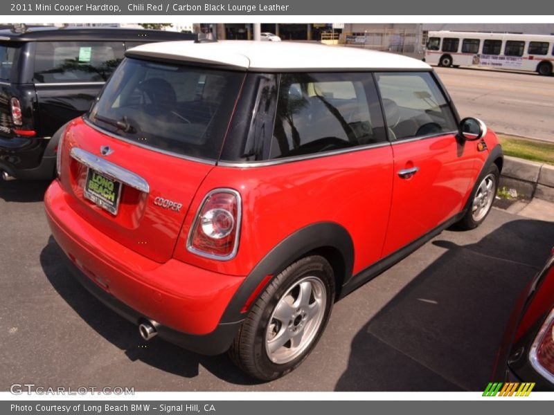 Chili Red / Carbon Black Lounge Leather 2011 Mini Cooper Hardtop