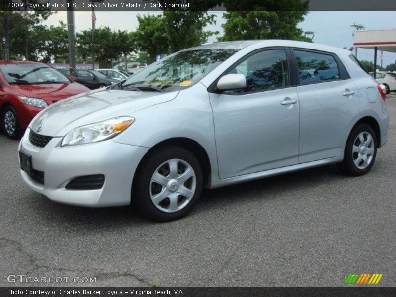 Classic Silver Metallic / Dark Charcoal 2009 Toyota Matrix 1.8