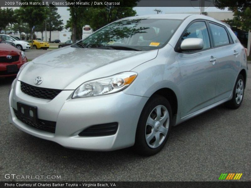 Classic Silver Metallic / Dark Charcoal 2009 Toyota Matrix 1.8