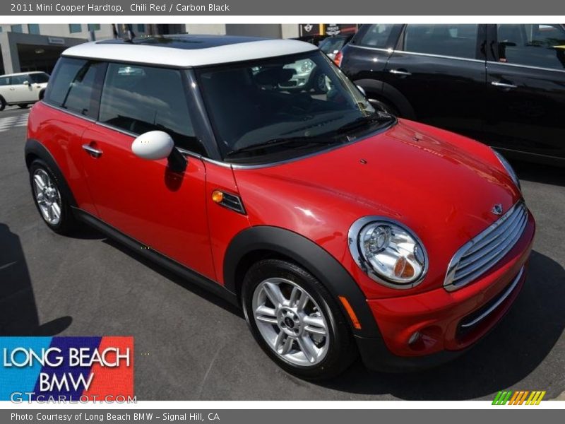 Chili Red / Carbon Black 2011 Mini Cooper Hardtop