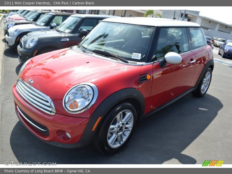 Chili Red / Carbon Black 2011 Mini Cooper Hardtop
