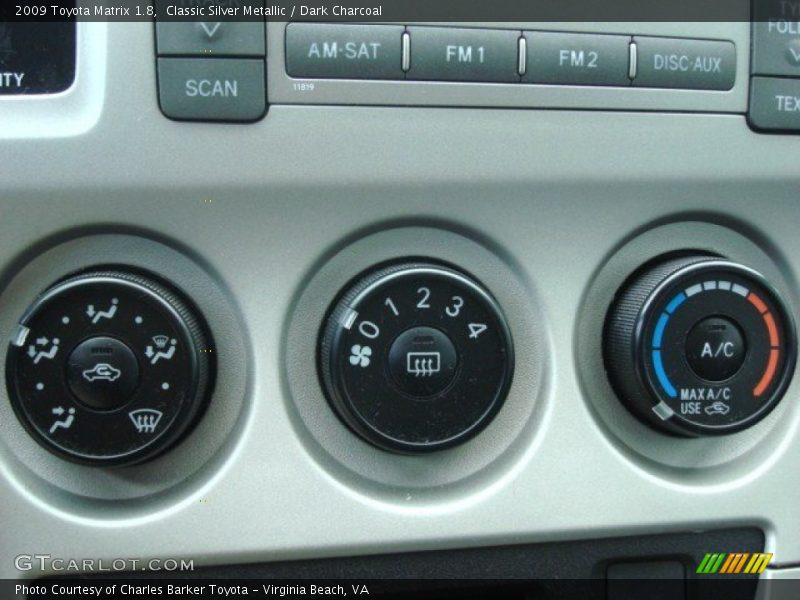 Classic Silver Metallic / Dark Charcoal 2009 Toyota Matrix 1.8