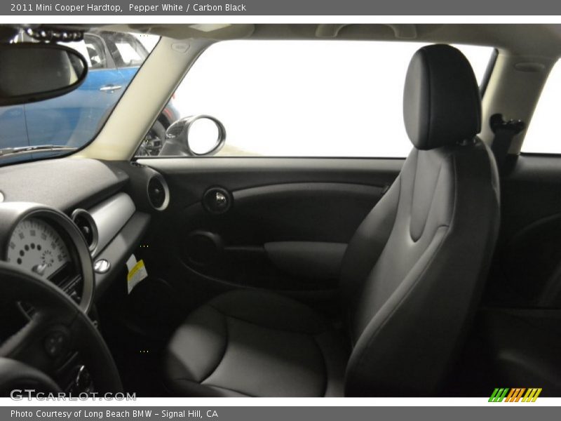 Pepper White / Carbon Black 2011 Mini Cooper Hardtop