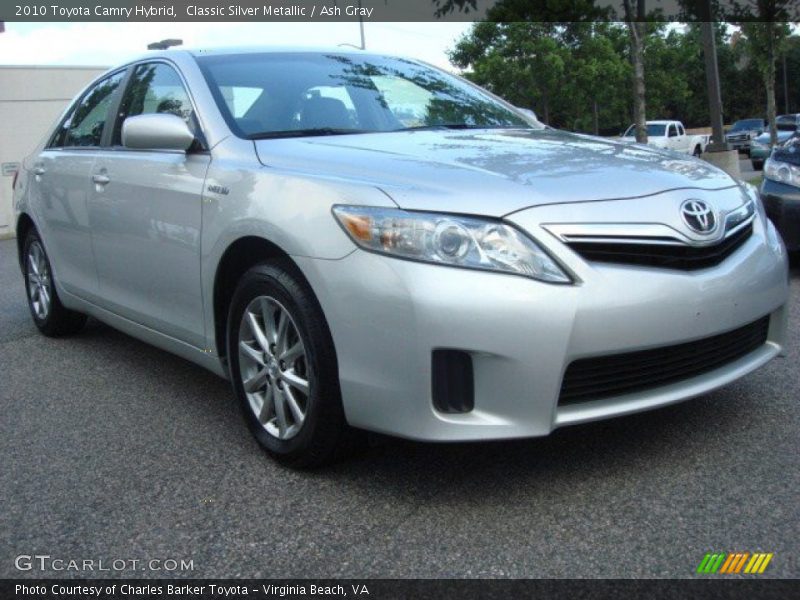 Classic Silver Metallic / Ash Gray 2010 Toyota Camry Hybrid