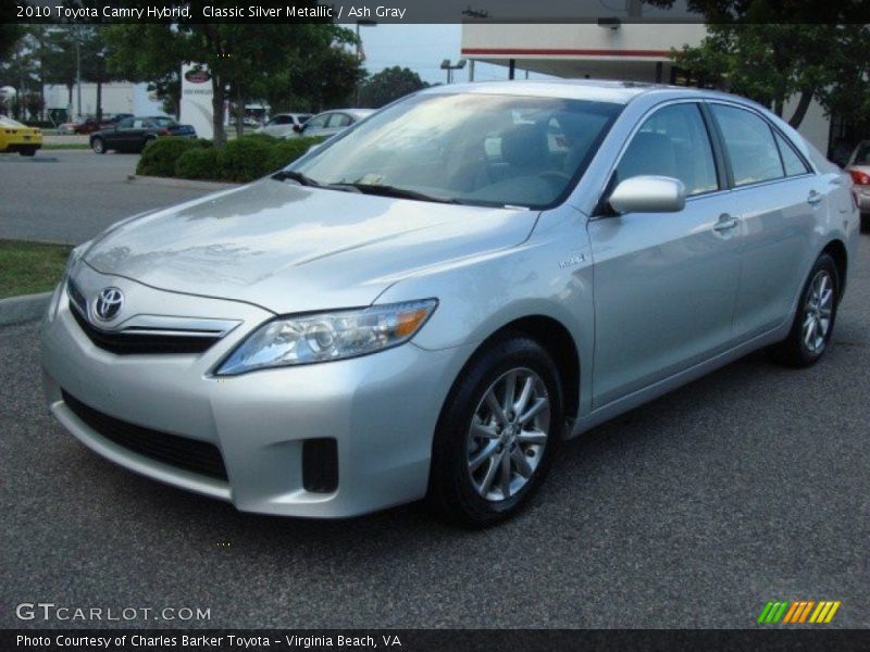 Classic Silver Metallic / Ash Gray 2010 Toyota Camry Hybrid