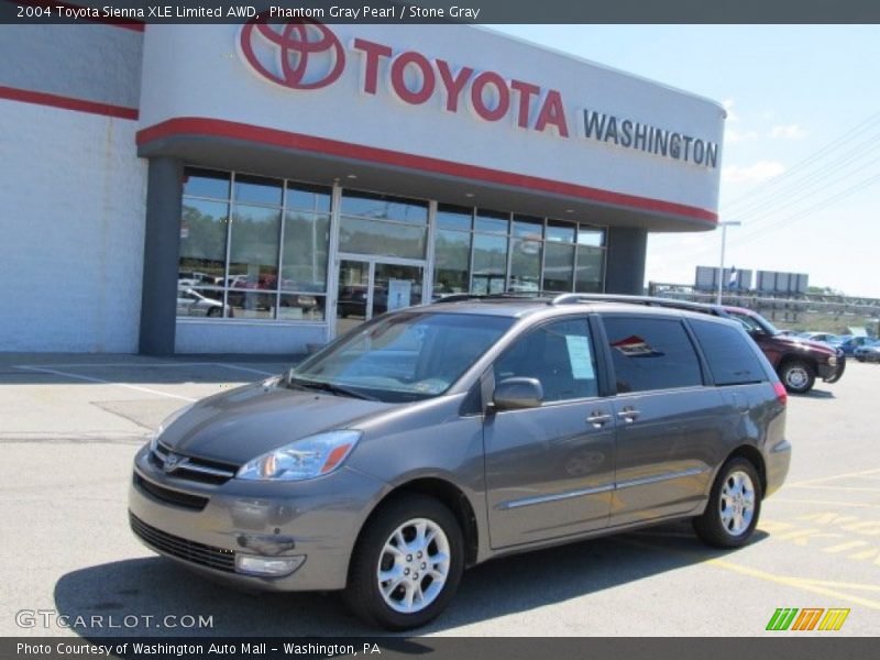 Phantom Gray Pearl / Stone Gray 2004 Toyota Sienna XLE Limited AWD