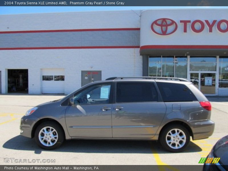 Phantom Gray Pearl / Stone Gray 2004 Toyota Sienna XLE Limited AWD