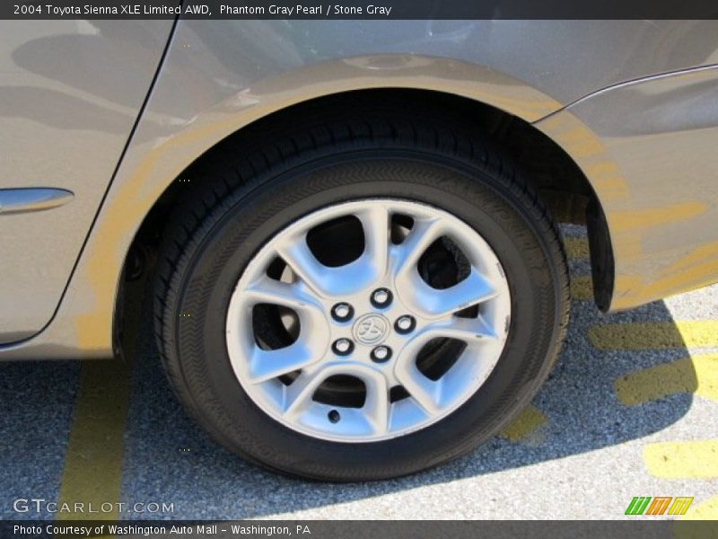 Phantom Gray Pearl / Stone Gray 2004 Toyota Sienna XLE Limited AWD