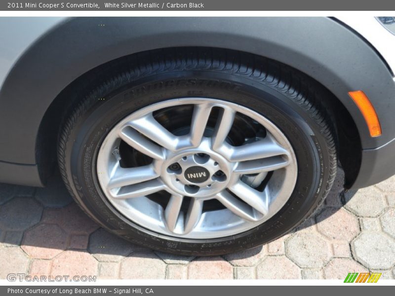 White Silver Metallic / Carbon Black 2011 Mini Cooper S Convertible