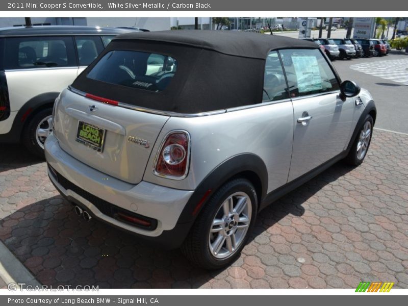 White Silver Metallic / Carbon Black 2011 Mini Cooper S Convertible