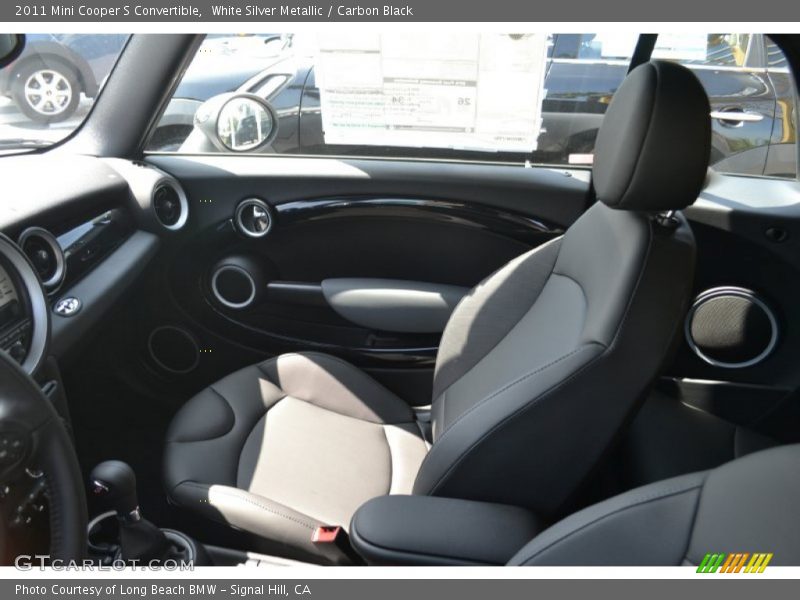 White Silver Metallic / Carbon Black 2011 Mini Cooper S Convertible