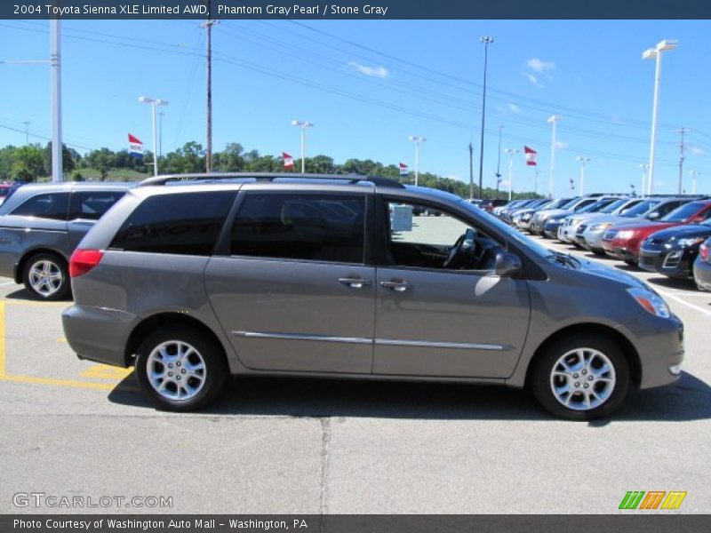 Phantom Gray Pearl / Stone Gray 2004 Toyota Sienna XLE Limited AWD