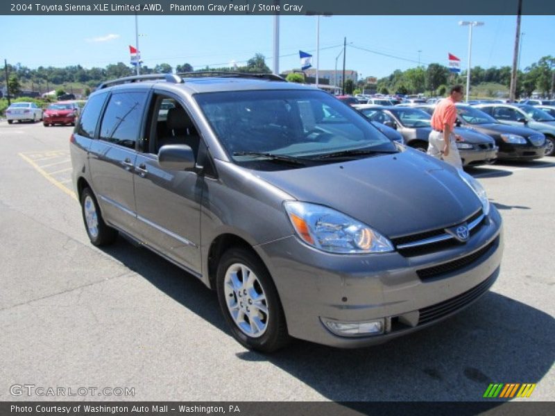 Phantom Gray Pearl / Stone Gray 2004 Toyota Sienna XLE Limited AWD