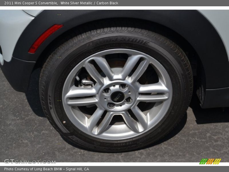 White Silver Metallic / Carbon Black 2011 Mini Cooper S Convertible