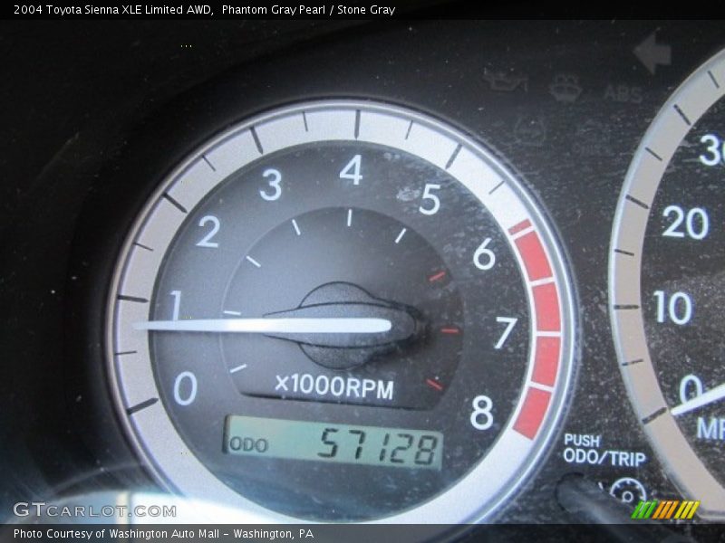 Phantom Gray Pearl / Stone Gray 2004 Toyota Sienna XLE Limited AWD