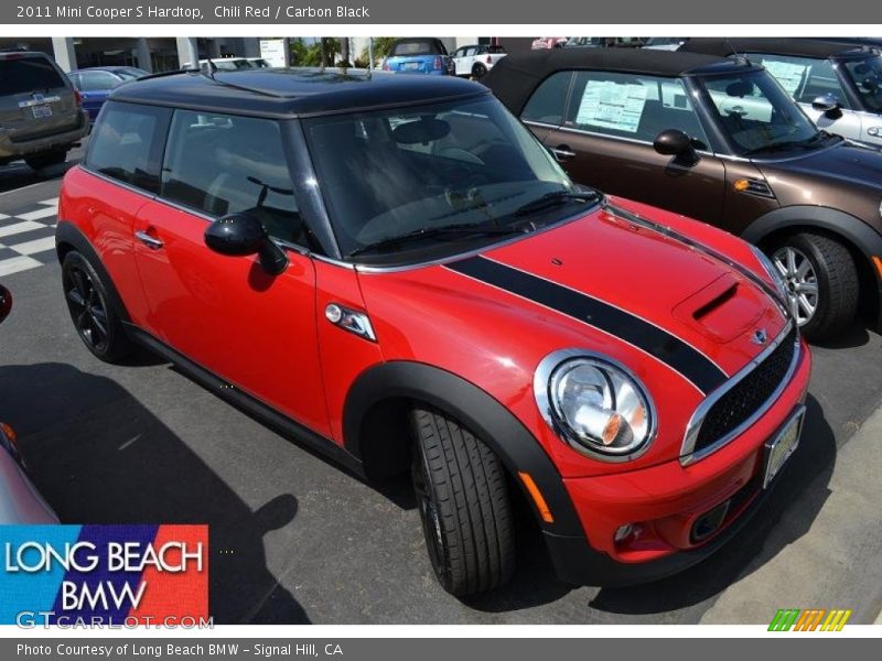 Chili Red / Carbon Black 2011 Mini Cooper S Hardtop