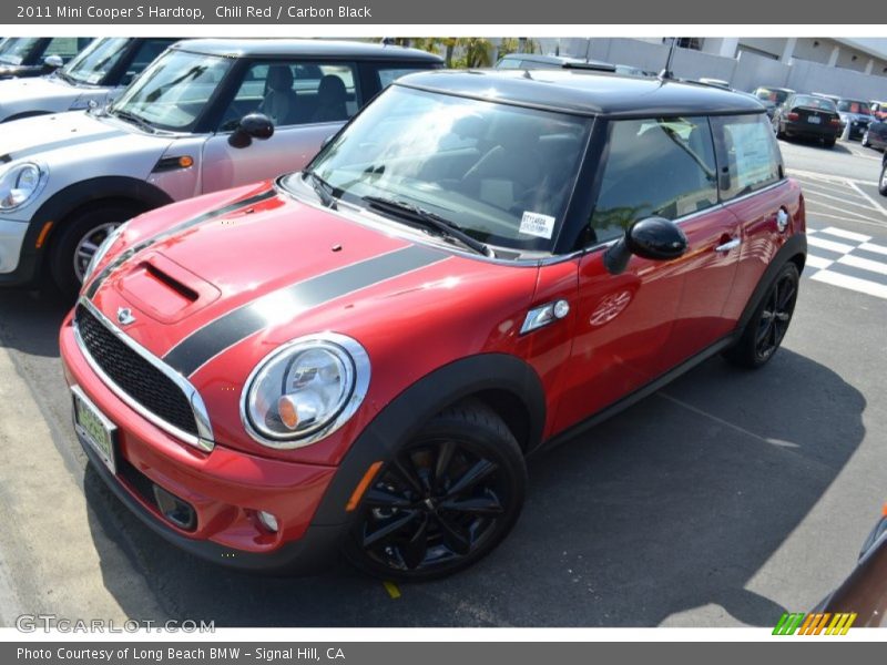 Chili Red / Carbon Black 2011 Mini Cooper S Hardtop