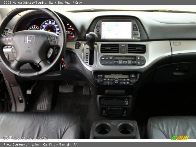 Baltic Blue Pearl / Gray 2008 Honda Odyssey Touring