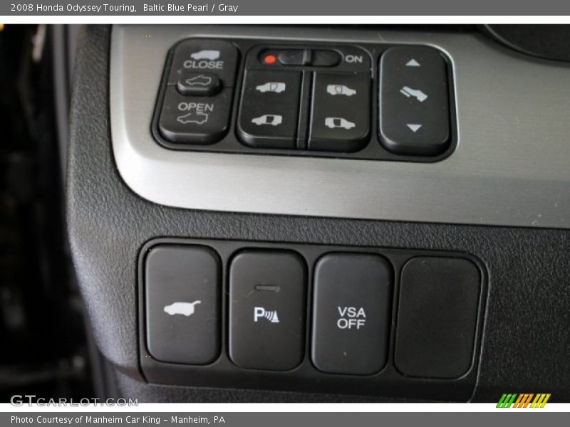 Baltic Blue Pearl / Gray 2008 Honda Odyssey Touring