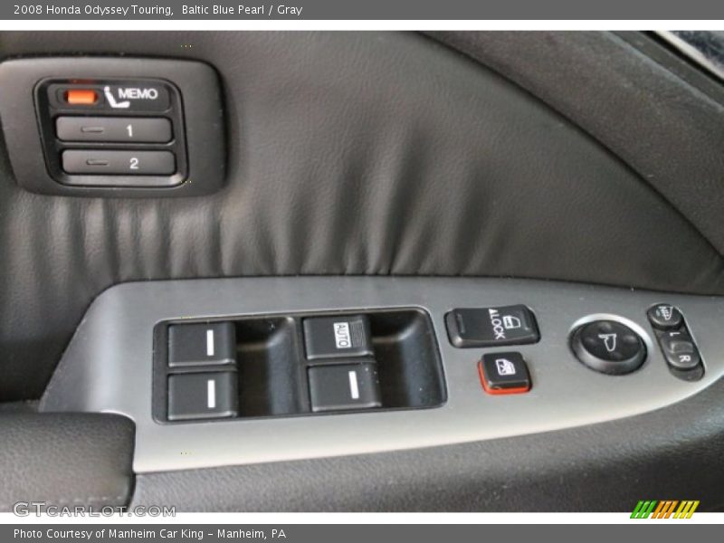 Baltic Blue Pearl / Gray 2008 Honda Odyssey Touring