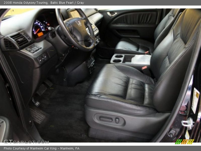 Baltic Blue Pearl / Gray 2008 Honda Odyssey Touring