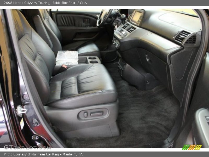 Baltic Blue Pearl / Gray 2008 Honda Odyssey Touring