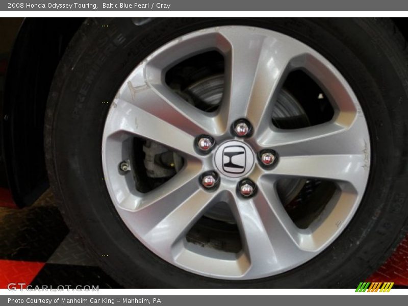 Baltic Blue Pearl / Gray 2008 Honda Odyssey Touring