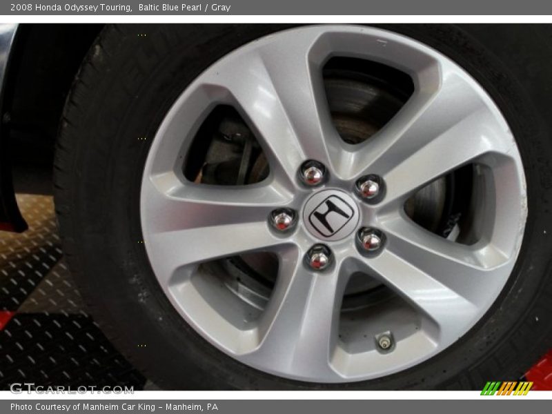 Baltic Blue Pearl / Gray 2008 Honda Odyssey Touring