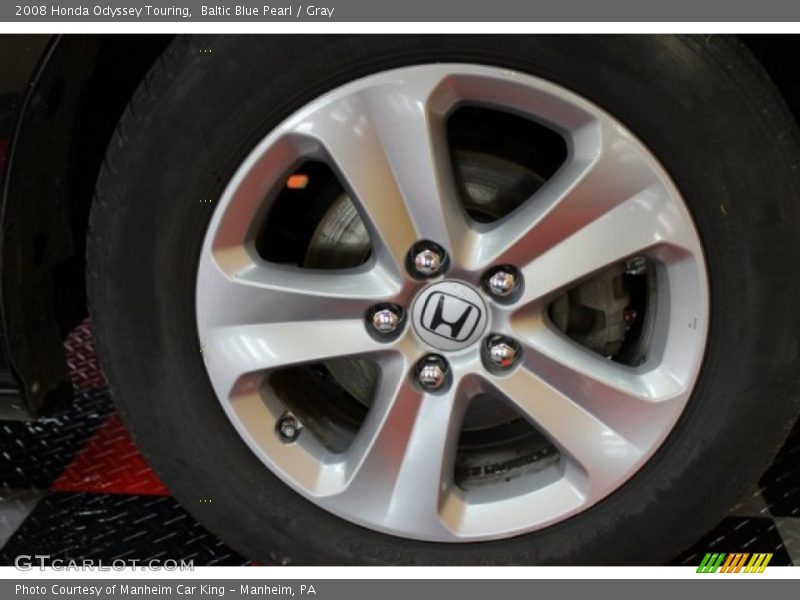 Baltic Blue Pearl / Gray 2008 Honda Odyssey Touring
