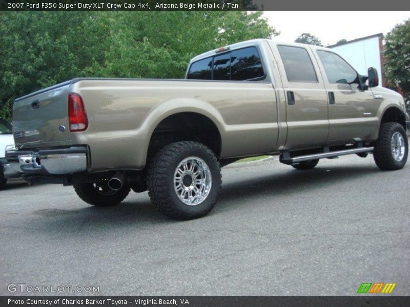 Arizona Beige Metallic / Tan 2007 Ford F350 Super Duty XLT Crew Cab 4x4