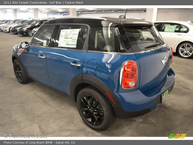 Surf Blue / Carbon Black 2011 Mini Cooper Countryman