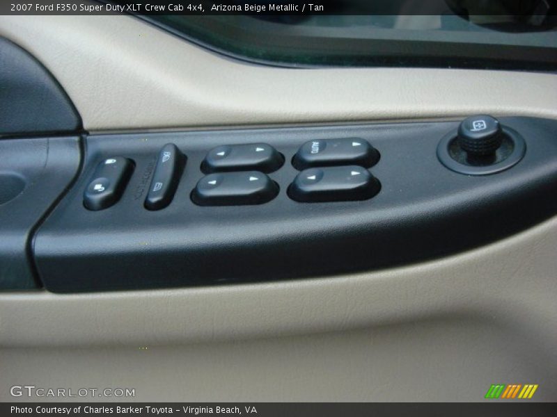 Arizona Beige Metallic / Tan 2007 Ford F350 Super Duty XLT Crew Cab 4x4
