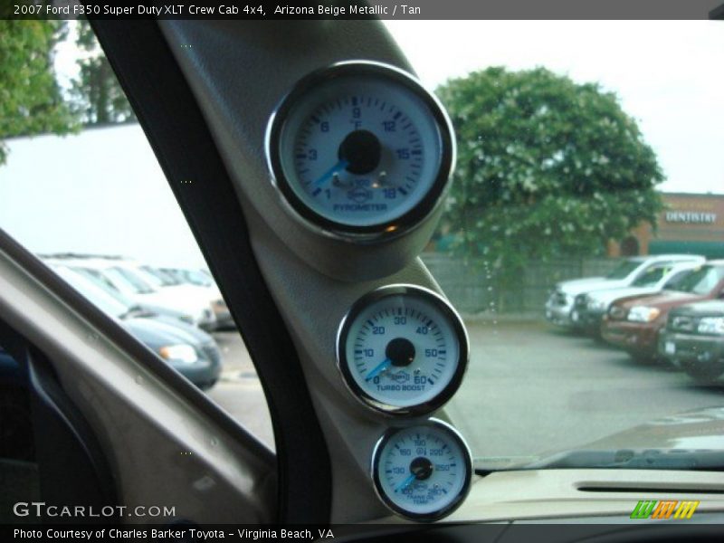 Arizona Beige Metallic / Tan 2007 Ford F350 Super Duty XLT Crew Cab 4x4