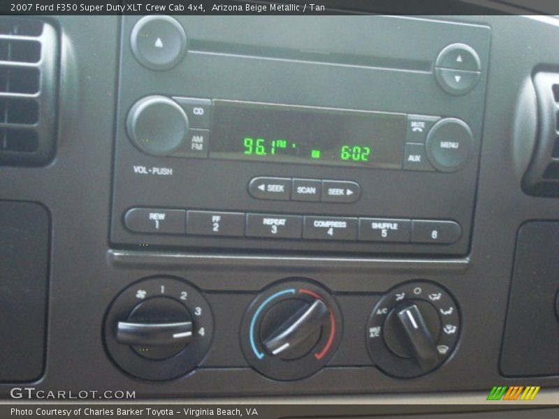 Arizona Beige Metallic / Tan 2007 Ford F350 Super Duty XLT Crew Cab 4x4
