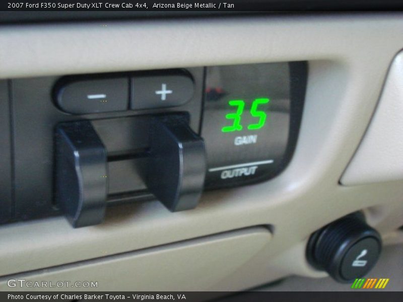 Arizona Beige Metallic / Tan 2007 Ford F350 Super Duty XLT Crew Cab 4x4